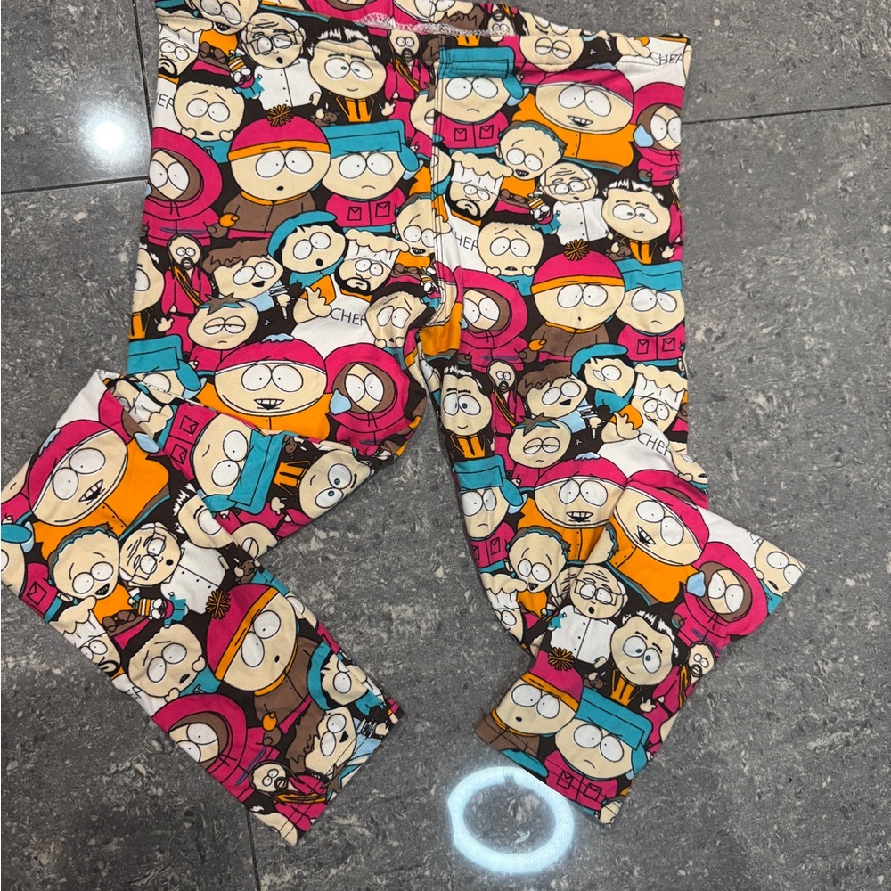 Colorful Cartoon Print Leggings